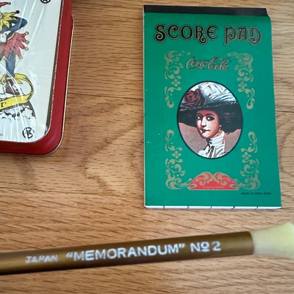 NIB Coca Cola Tin and Playing Card Set - Picture 7 of 15